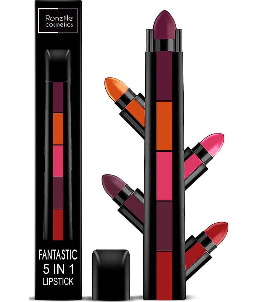 Ronzille Fantastic 5in1 lipstick Shade-C(Pack of 1)