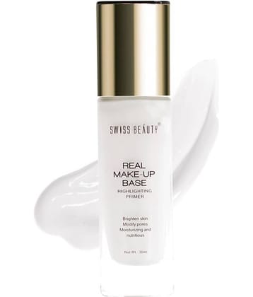 Swiss Beauty Real Makeup Base Highlighting Face Primer (Natural Tint), 30ml