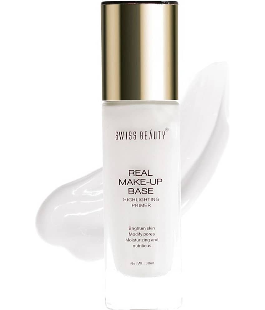 Swiss Beauty Real Makeup Base Highlighting Face Primer (Natural Tint), 30ml