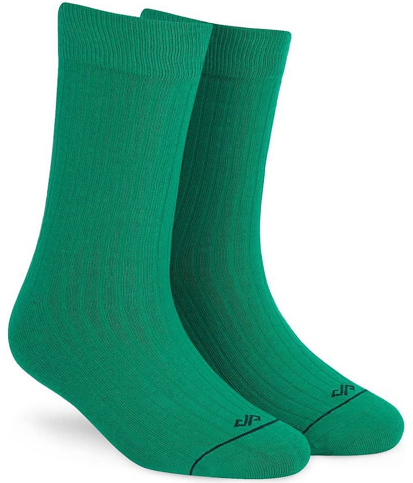 Dynamocks Green Casual Full Length Socks Pack of 1