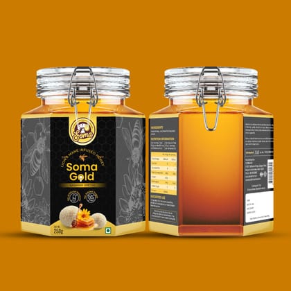SomaShrooms SomaGold Kashmiri Honey with Lion’s Mane Extract