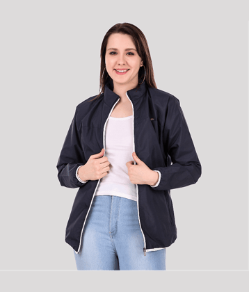 PP Kurtis - Polyester Grey Jackets