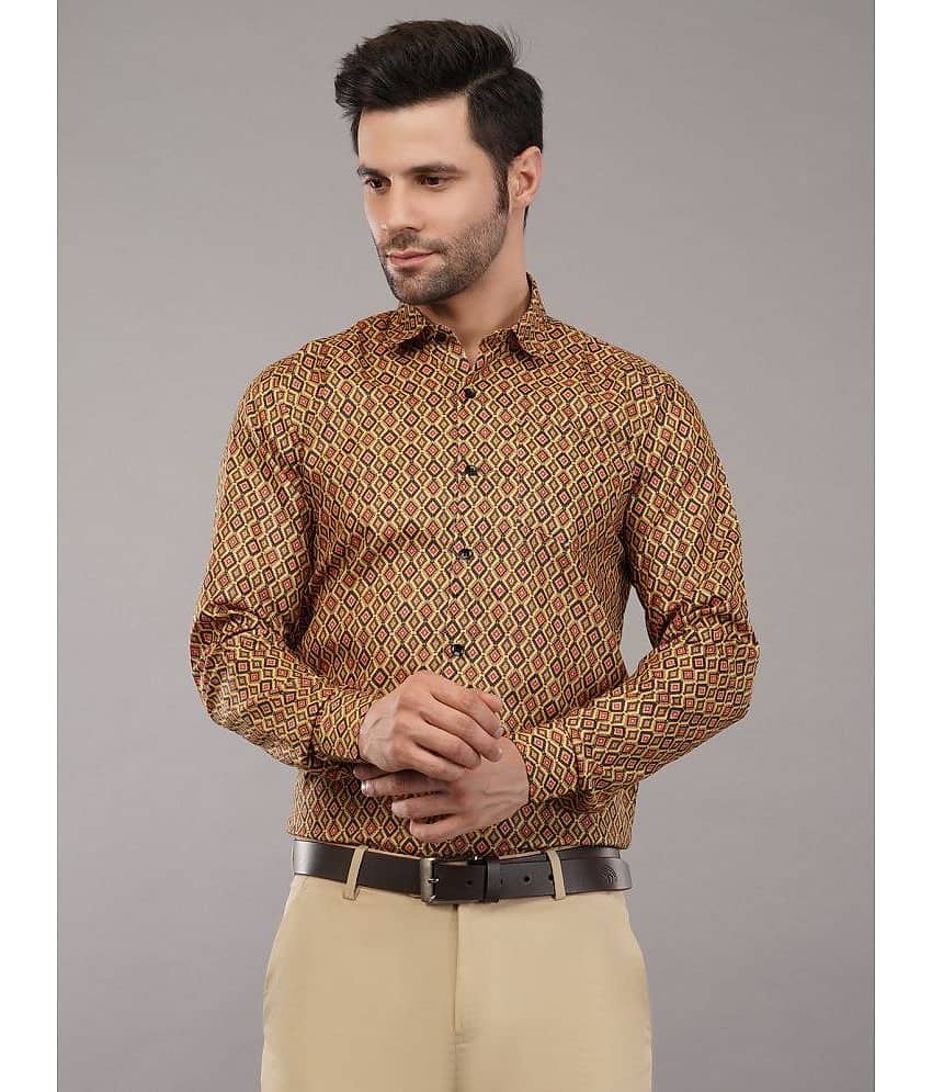 Tu-Good Cotton Blend Regular Fit Printed Full Sleeves Men's Casual Shirt - Multicolor ( Pack of 1 )