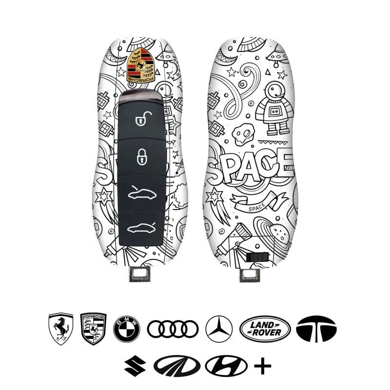 Space Art Car Key Skins