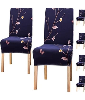 House Of Quirk 1 Seater Polyester Chair Cover ( Pack of 6 )