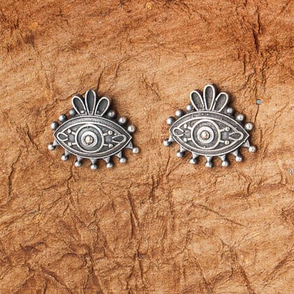 Silva Sutra Evil Eye Stud Earrings