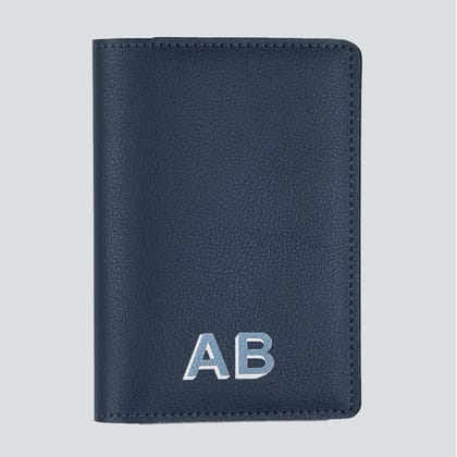 PERSONALISED PASSPORT COVER - PRINTED-Berry Blue