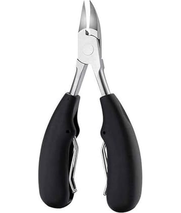 THR3E STROKES Nail Clipper for Ingrown/Thick Toenails - Black