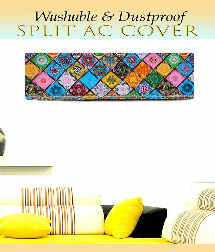 Crosmo Single Cotton Multi AC Cover for Split AC