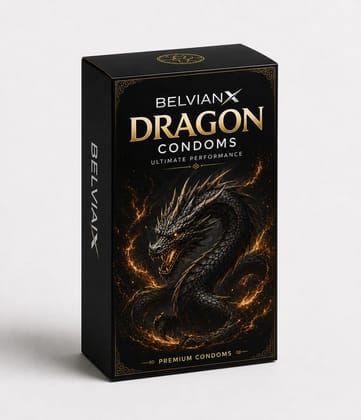 BelvianX Dragon Condam For Men 6-inch for regular use | Ultra Soft | Long Lasted