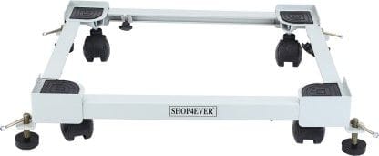 Shop4Ever Washing Machine, Refrigerator, Air Cooler Trolley, Material Iron, Maximum Load Capacity 120 Kg (480 mm x 400 mm)