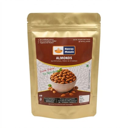 Navras Masale Almonds - 250 gm - One pack of almonds Navras Masale Almonds - 250 gm - One pack of almonds