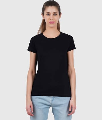 ferocious Women Cotton Solid Regular Fit Round Neck T-Shirt ( Sea Green )