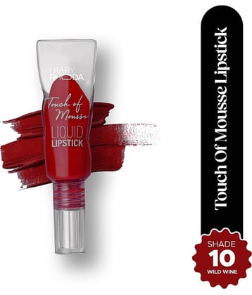 Hilary Rhoda Red Matte Waterproof Liquid Lipstick ( Pack of 1 )