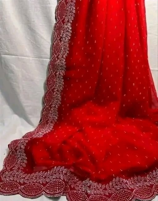 KRIVA  new fancy design stone saree