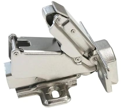 ADISON Cabinet Hinges, 1-1/4 Inch, 155 Degree Opening, Zero Protrusion, Chrome Finish, Ideal for Concealed Applications and Smooth Door Operatio Pack of 2