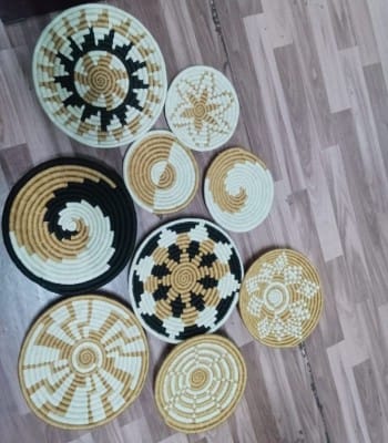 Earth Essence Sabai Grass Wall Plate Combo Set