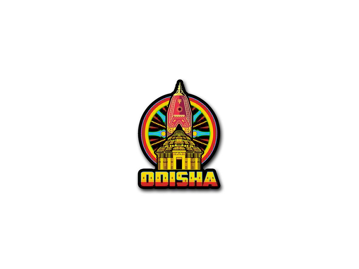 Odisha Sticker | Exploring India