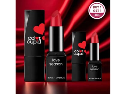 BUY 1 GET 1 - Color Cupid Love Season Velvety Bullet Lipstick - Sunset Crimson - 4.1 g