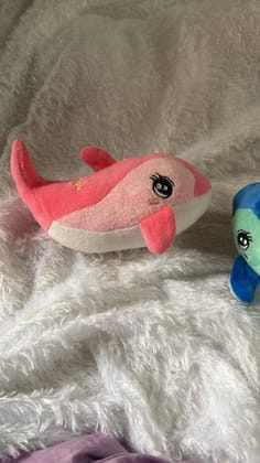 Aqua Collection Pink Dolphin Plush Toy - Soft and Cute Dolphin Stuffed Animal