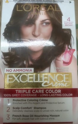 Loreal excellence creme triple care color no4