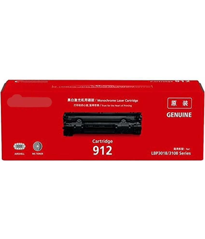 ID CARTRIDGE 912 Black Single Cartridge for For Use LBP 3018, 3108