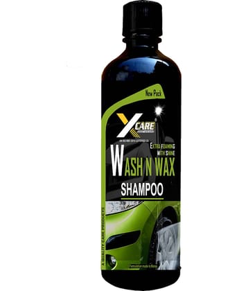 XCARE EXTRA FOAMING SHAMPOO WASH N WAX 400 ML