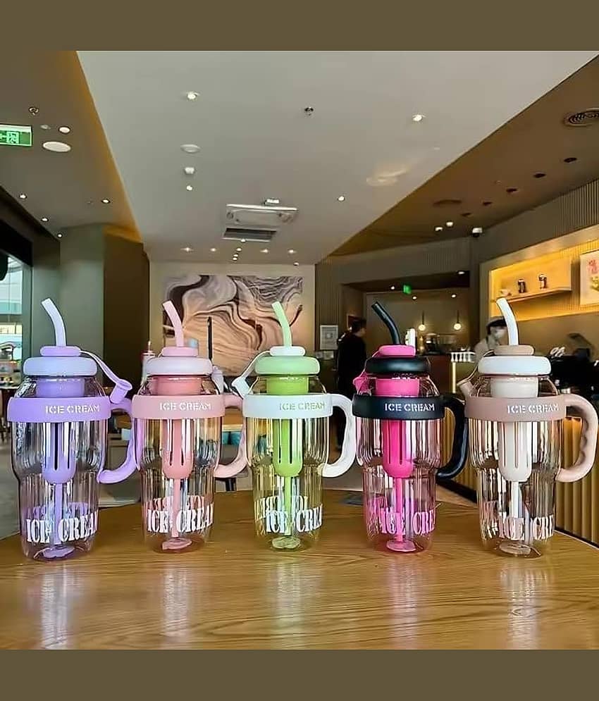 1300ml Fruit Infuser Detox Ice Cream Theme Sipper Bottle, BPA-Free Stylish Water Bottle, Fruit Detox Bottle for Girls,Kids Water Bottle | Multi Colour