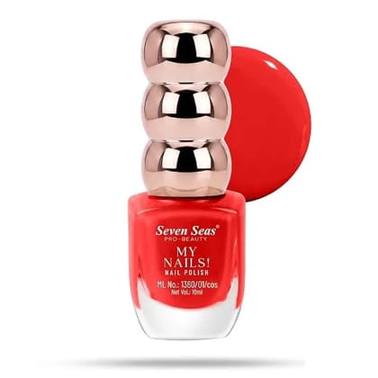 Seven Seas My Nails Nail Polish, High Colour Pay Off, Long Lasting, Quick Drying, Chip Resistant, Non-Staining, 10ml (273, 10ml)