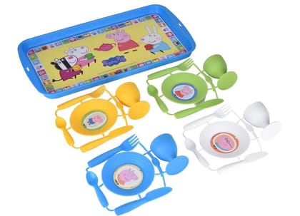 SIMBA PEPPA PIG TEA SET TRAY