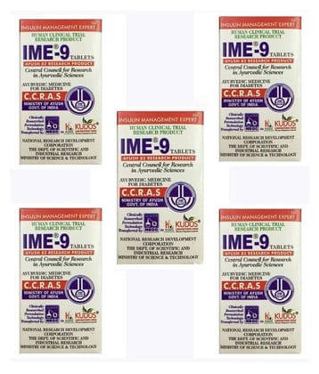 Kudos Ime-9 (Pack of 5) Tablet 60 No.S