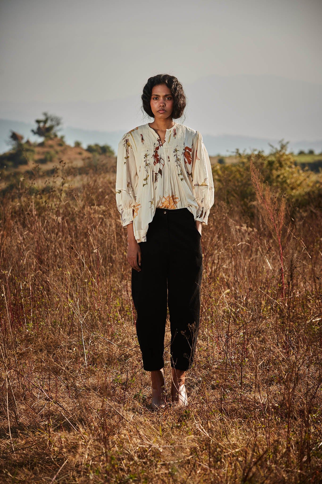 Charcoal Corduroy Pants-XS