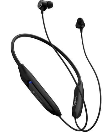 Zebronics Yoga N3 Bluetooth Bluetooth Neckband In Ear 46 Hours Playback Voice assistant IPX5(Splash & Sweat Proof) Black