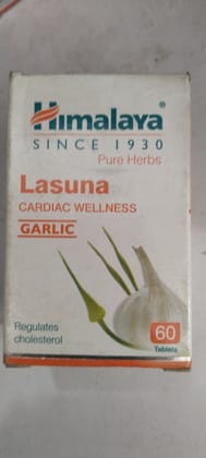 Himalaya Pure herbs Lasuna Garlic Cardiac wellness Tablets 