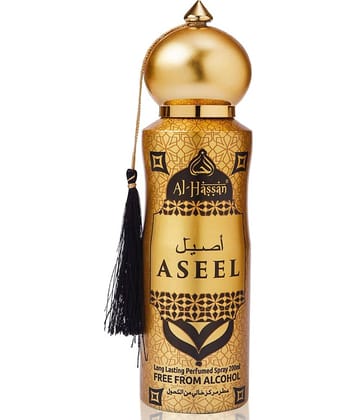 PasCom AL-Hassan Aseel Perfumed Spray Deodorant Spray for Unisex 200 ml ( Pack of 1 )