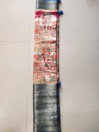 Exquisite Kalankari Semi Silk Saree