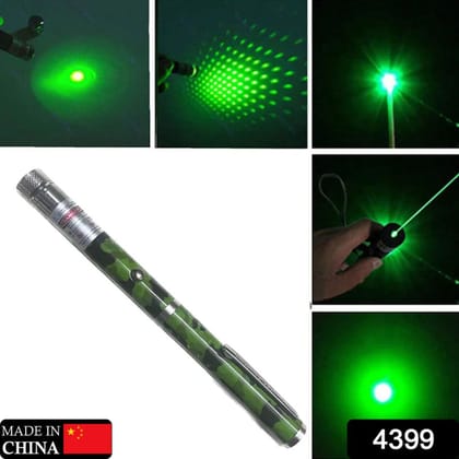 Green Multipurpose Laser Light Disco Pointer Pen BeamAdjustable Antena Cap To Change Project Design