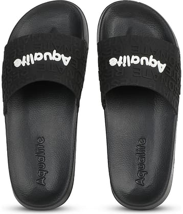 Aqualite White Men's Slide Flip Flop