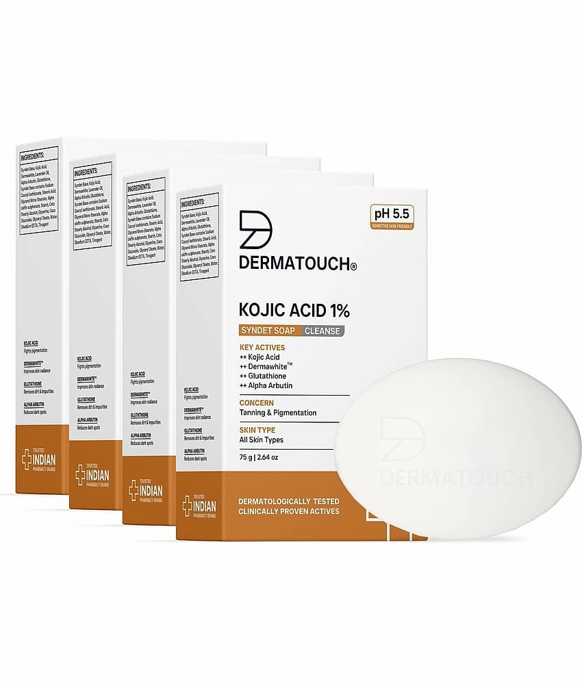 Dermatouch Skin Whitening Soap for All Skin Type ( Pack of 4 )