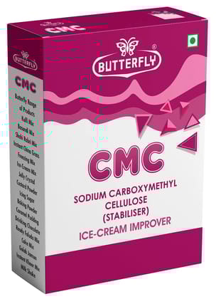 Butterfly C.M.C. (Size - Box Pack 25 g) by Butterfly Dessert Mixes and Bakery Needs. Butterfly C.M.C. (Size - Box Pack 25 g) by Butterfly Dessert Mixes and Bakery Needs.