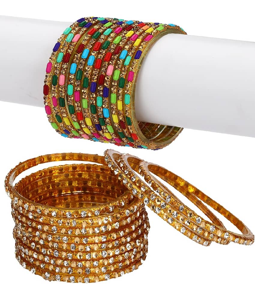 Somil Designer Wedding Fancy Glass Bangle Set For Party, Marriage, Function And Daily Use