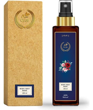 AGRI CLUB - Rose Body Mist For Men,Women 200 ml ( Pack of 1 )