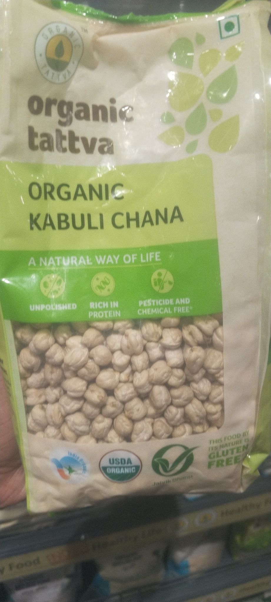 Organic tatava kabuli chana 