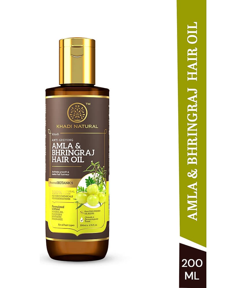 khadi natural Anti Dandruff Bhringraj Oil 200 ml ( Pack of 1 )