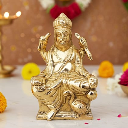 Brass Showpiece Vishwakarma, Height : 3.8 Inch (BSMAS957 B)