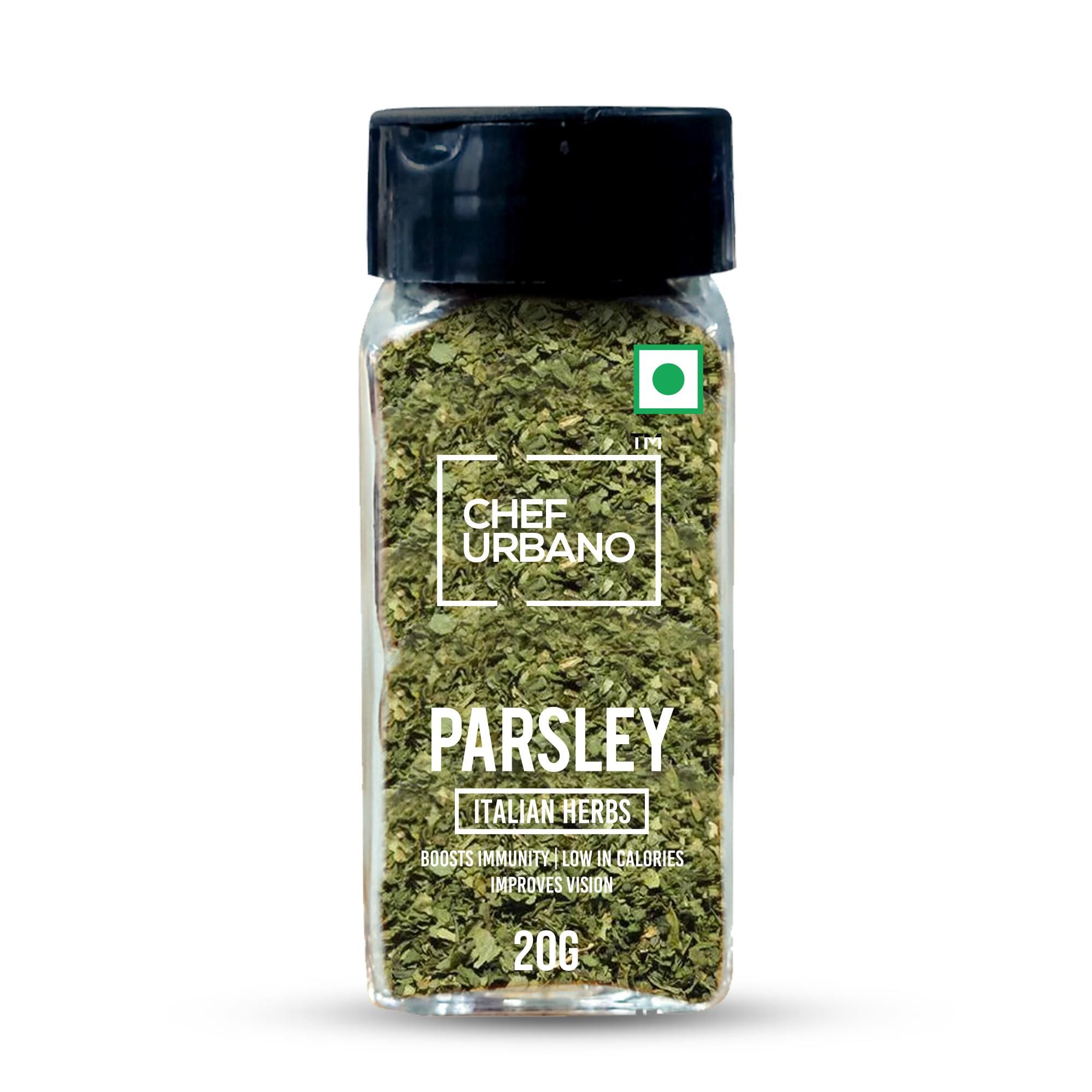 Chef Urbano Herbs Parsley Sprinkler 20 Gms (MRP: Rs. 110/-)