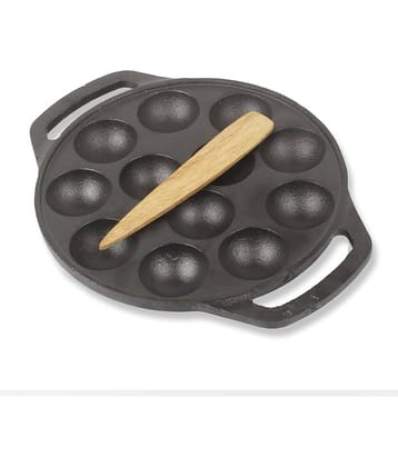The Indus Valley - Cast Iron No Coating Appam Patra ml ( Pack of 1 )