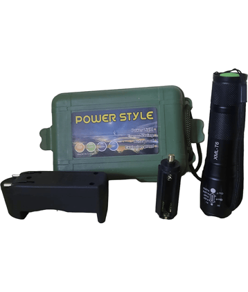 BIG USB RECHAREABLE LED TORCH WITH CHARGER