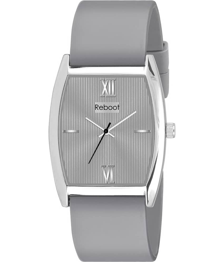 Reboot - Light Grey Silicon Analog Men's Watch