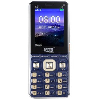 MTR JB 4 Volte (Dual Sim, 2.8 Inch Display, 3000mAh Battery, Blue)